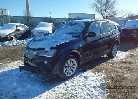 2016 BMW X3 xDrive28I from USA, damaged, VIN 5UXWX9C56G0D89188